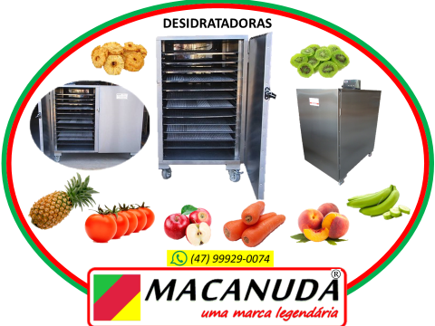 SECADORA DE BANANAS | DESIDRATADORA MACANUDA